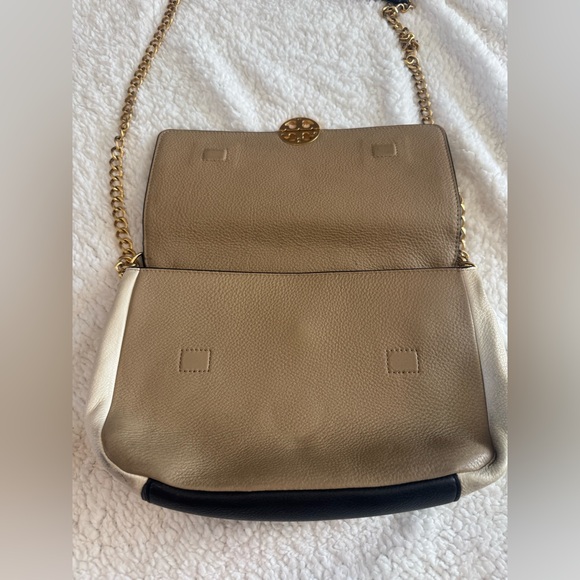 Tory Burch Chelsea Color Block Leather Crossbody - Picture 11 of 15